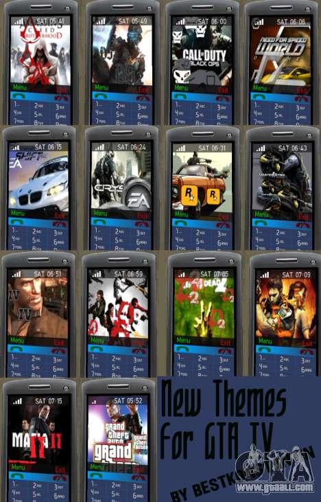 New themes for your phone for GTA 4