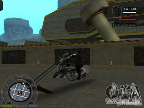 Biker motorcycle from the Alien City for GTA San Andreas
