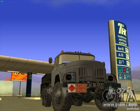ZIL 131 Tanker for GTA San Andreas