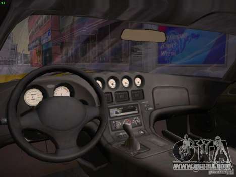 Dodge Viper 1996 for GTA San Andreas