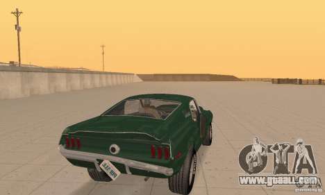 Ford Mustang Bullitt 1968 v.2 for GTA San Andreas