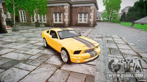Shelby GT 500 KR 2008 K.I.T.T. for GTA 4