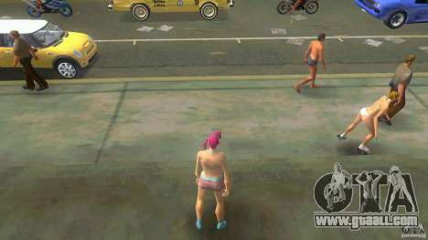 Girl Player mit 11skins for GTA Vice City