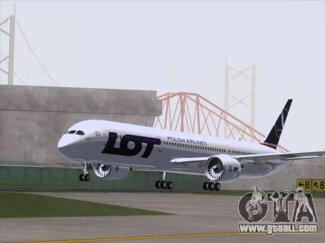 Boeing 787-9 LOT Polish Airlines for GTA San Andreas