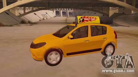 Renault Sandero Taxi for GTA San Andreas