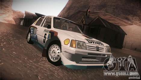 Peugeot 205 T16 for GTA San Andreas