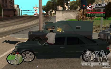 Shoot out of the car in GTA 4 for GTA San Andreas