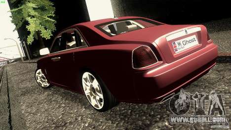 Rolls-Royce Ghost 2010 V1.0 for GTA San Andreas