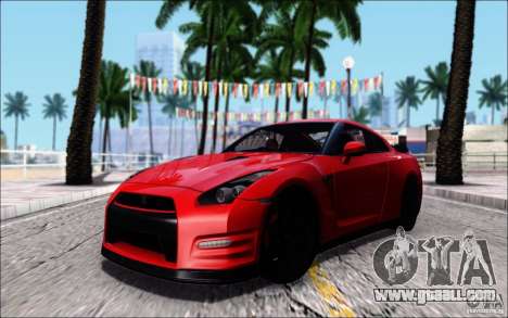Nissan GTR 2011 Egoist (version with dirt) for GTA San Andreas