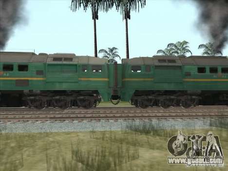 Freight locomotive Baltic States railway picture for GTA San Andreas