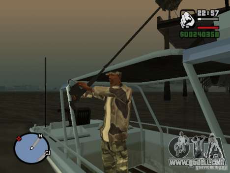 The present fishing mod V1 for GTA San Andreas