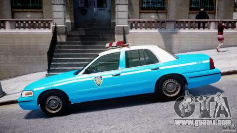Ford Crown Victoria Classic Blue NYPD Scheme for GTA 4