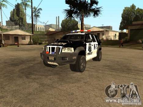 Jeep Grand Cherokee police K-9 for GTA San Andreas