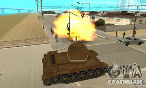 Tank T-34 for GTA San Andreas
