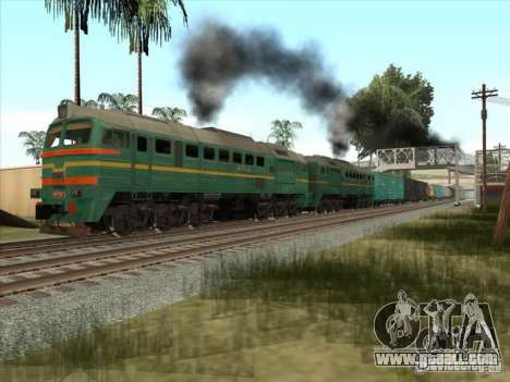 Freight locomotive Baltic States railway picture for GTA San Andreas