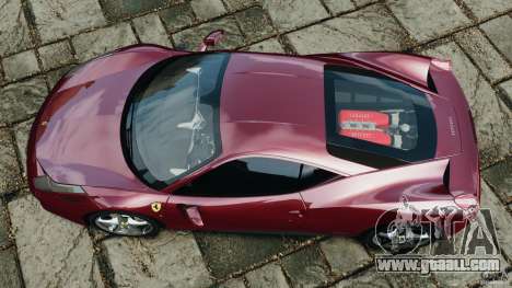 Ferrari 458 Italia 2010 v2.0 for GTA 4