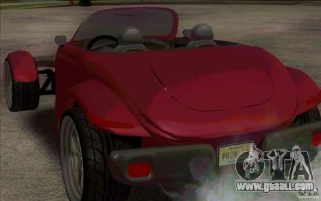 Plymouth Prowler for GTA San Andreas