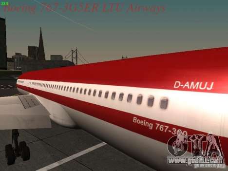 Boeing 767-3G5ER LTU Airways for GTA San Andreas