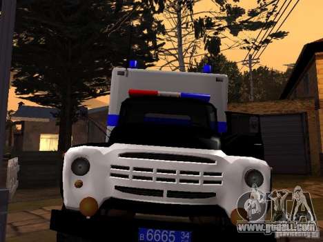 ZIL 130 Police for GTA San Andreas