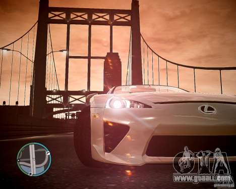 Lexus LF-A Roadster for GTA 4