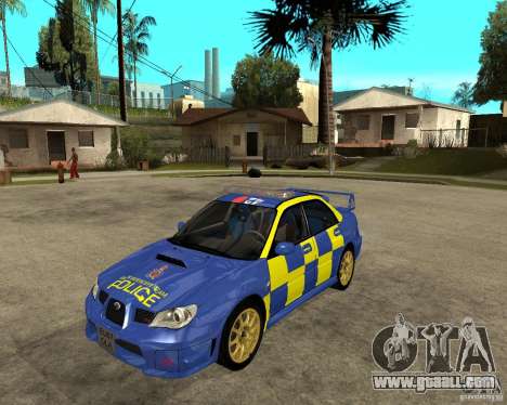 Subaru Impreza STi police for GTA San Andreas
