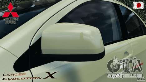 Mitsubishi Lancer Evolution X 2007 for GTA 4