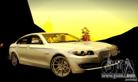 BMW 550i F10 for GTA San Andreas