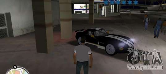 Dodge Viper Hennessy 800 for GTA Vice City