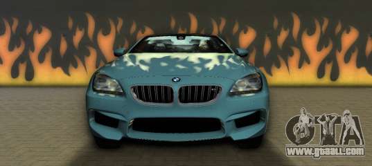 BMW M6 2013 for GTA Vice City