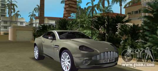 Aston Martin V12 Vanquish 6.0 i V12 48V for GTA Vice City