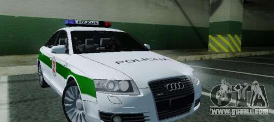 Audi A6 Police for GTA San Andreas