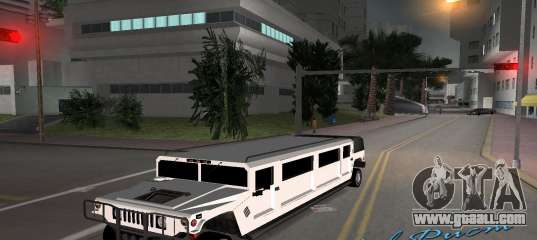 HUMMER H1 limousine for GTA Vice City