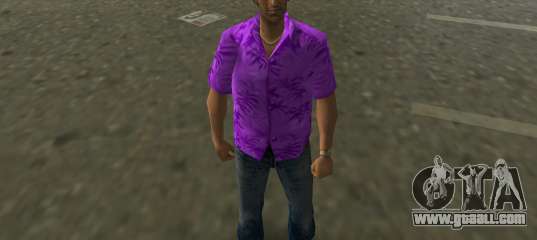 Violet shirt for GTA Vice City