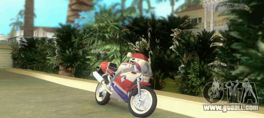 Yamaha FZR 750 white lighted for GTA Vice City