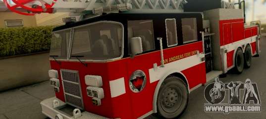 Pierce Firetruck Ladder SA Fire Department for GTA San Andreas