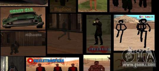 Download Collection of various monsters and mystical creatures for GTA San  Andreas