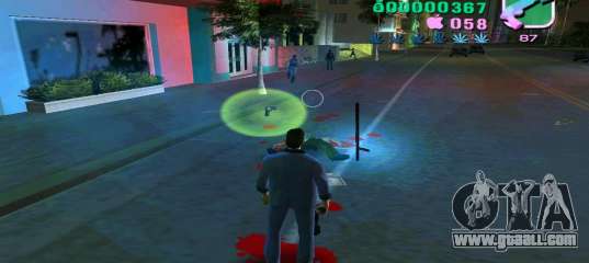 The flowing of the blood for GTA Vice City