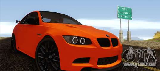 BMW M3 GT-S for GTA San Andreas