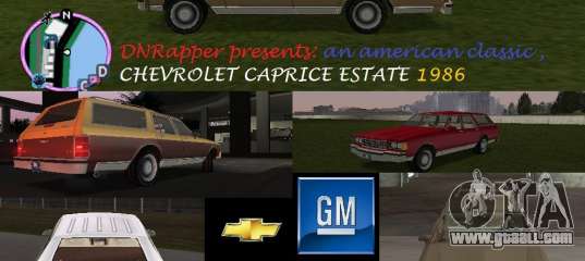 Chevrolet Caprice Estate 1986 for GTA Vice City