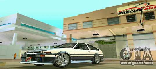 Toyota Trueno AE86 4type for GTA Vice City