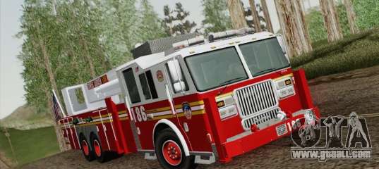 Seagrave Marauder. F.D.N.Y. Tower Ladder 186 for GTA San Andreas