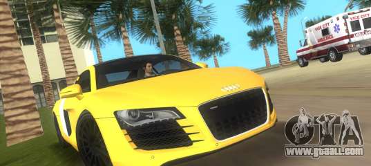 Audi R8 V10 TT Black Revel for GTA Vice City