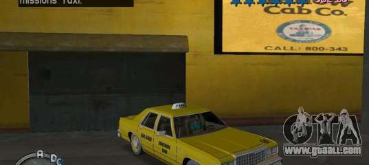 Ford Crown Victoria LTD 1985 Taxi for GTA Vice City