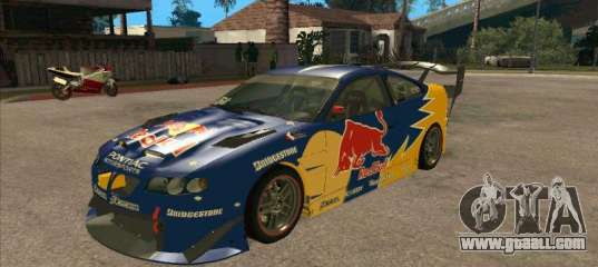 Pontiac GTO Red Bull for GTA San Andreas