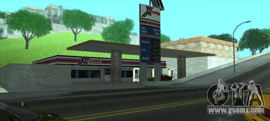 New Xoomer. new gas station. for GTA San Andreas