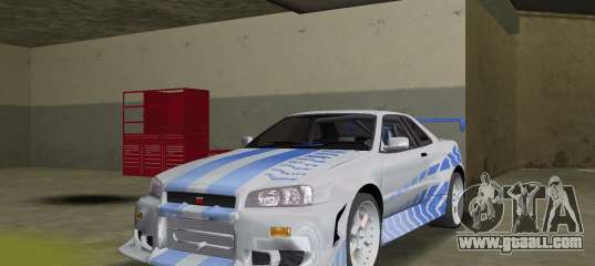 Nissan Skyline R-34 2Fast2Furious for GTA Vice City