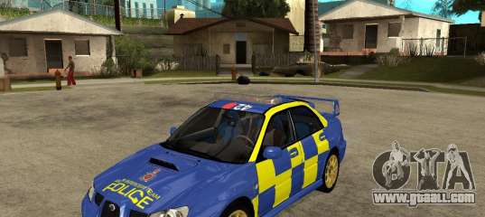 Subaru Impreza STi police