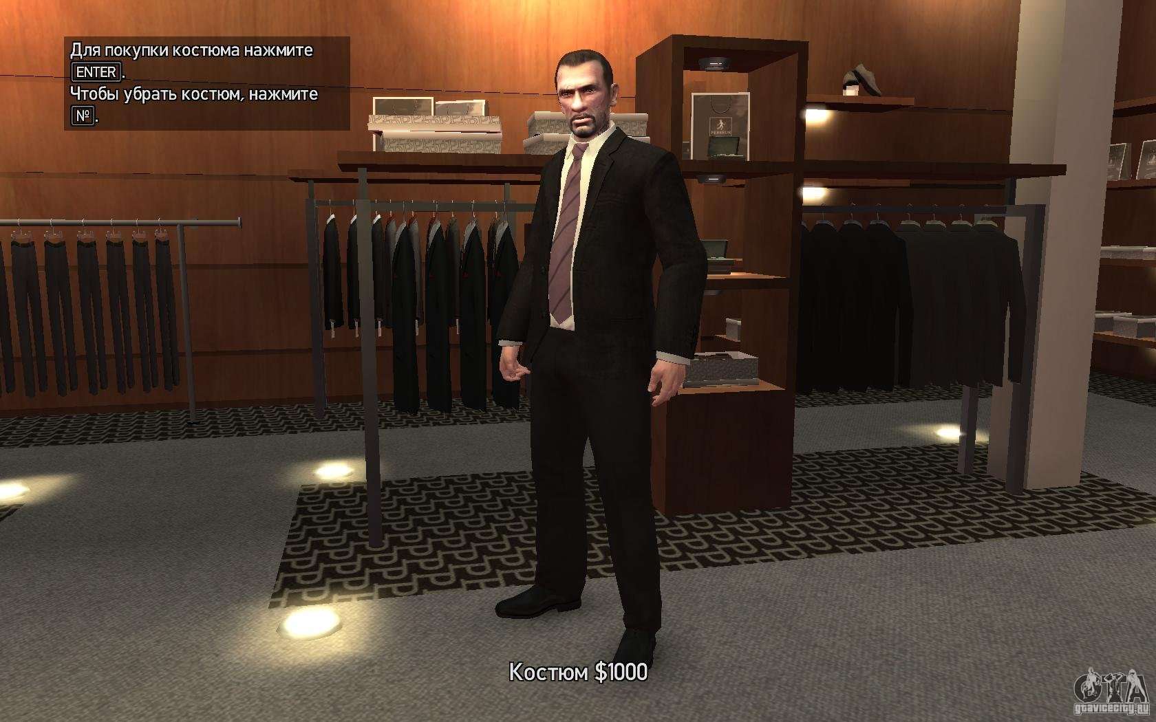 Open jackets with ties for GTA 4