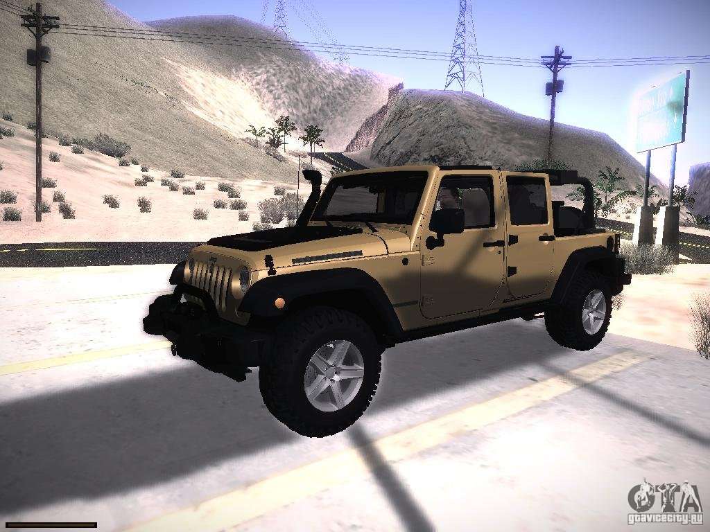 Jeep Wrangler Rubicon Unlimited 2012 for GTA San Andreas