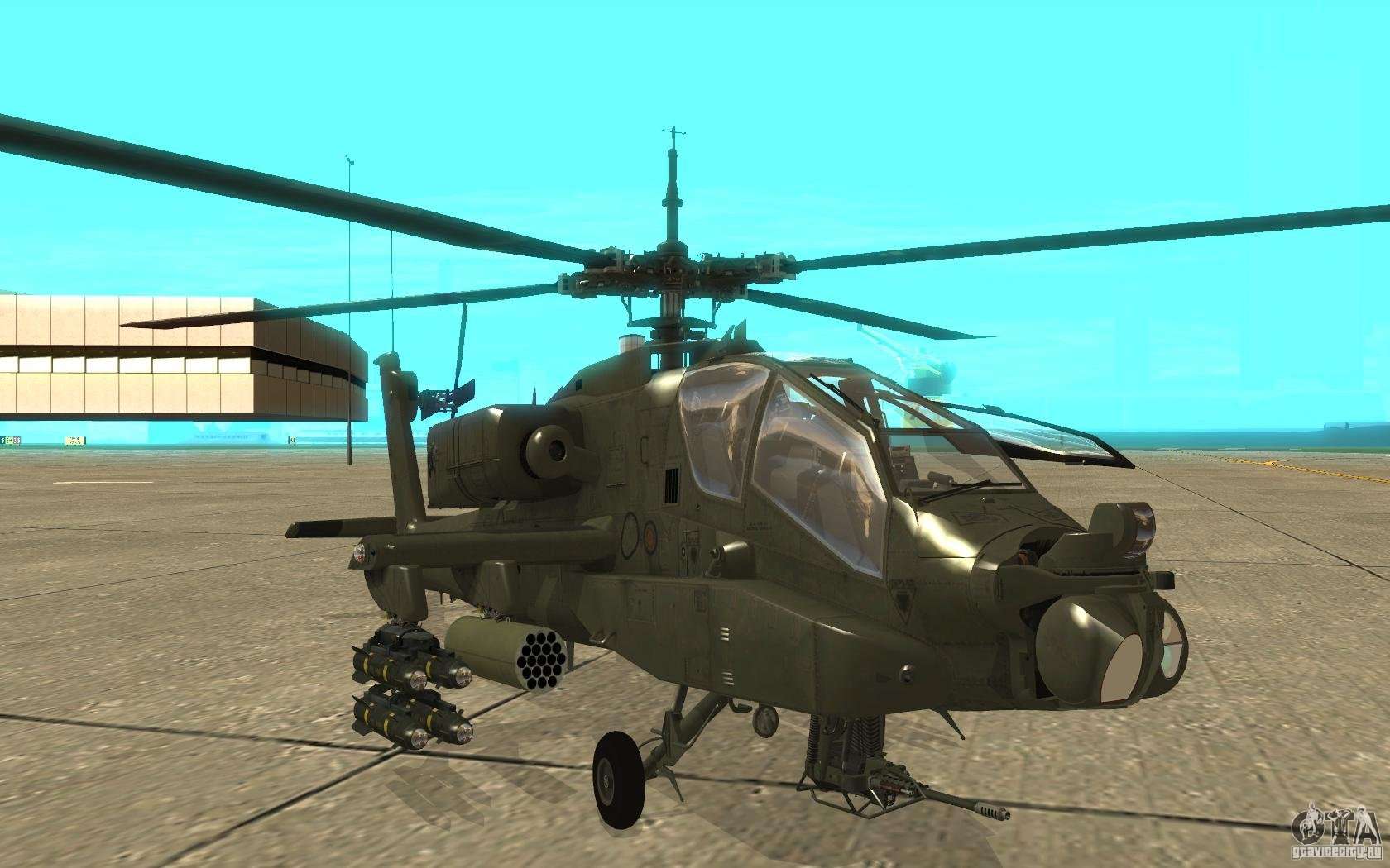 AH-64 Apache for GTA San Andreas